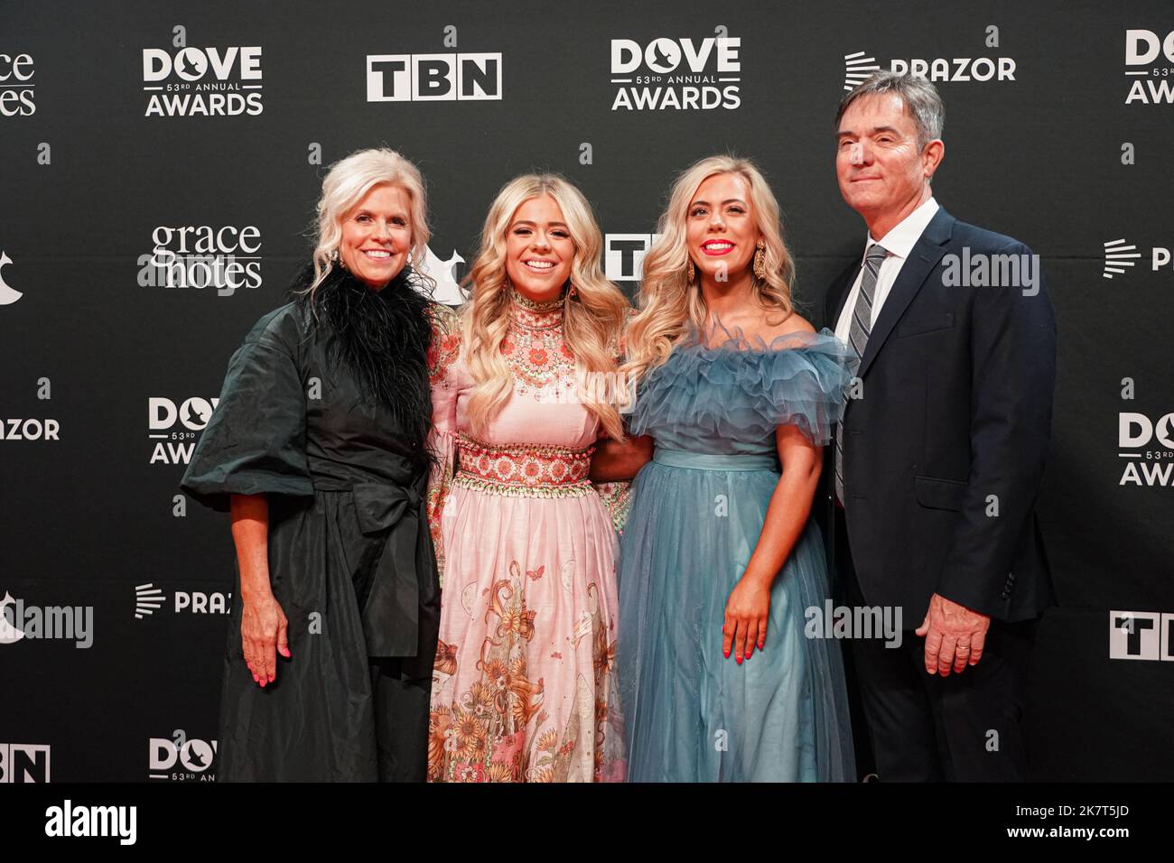 Nashville, Tennessee, USA, October 18, 2022. Anne Wilson and family on