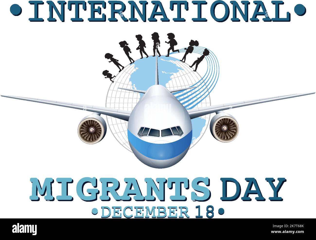 International Migrants Day Banner Design illustration Stock Vector ...