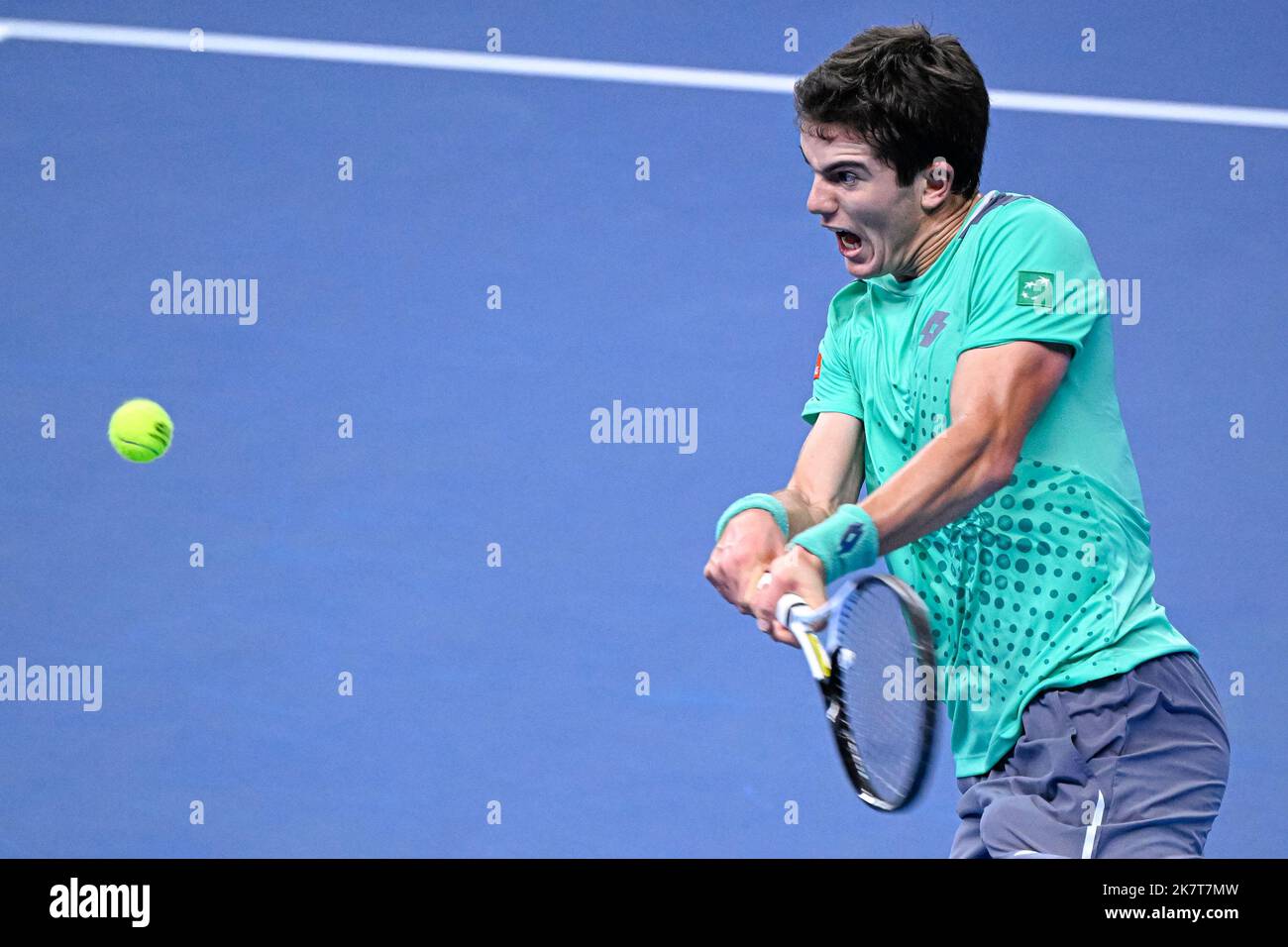 Belgian GillesArnaud Bailly pictured in action during the men's