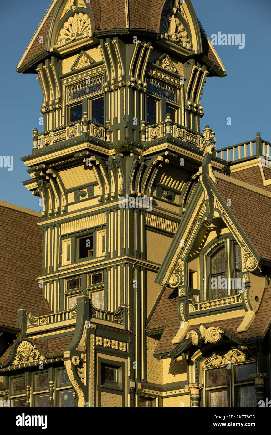 Carson mansion eureka california hi-res stock photography and