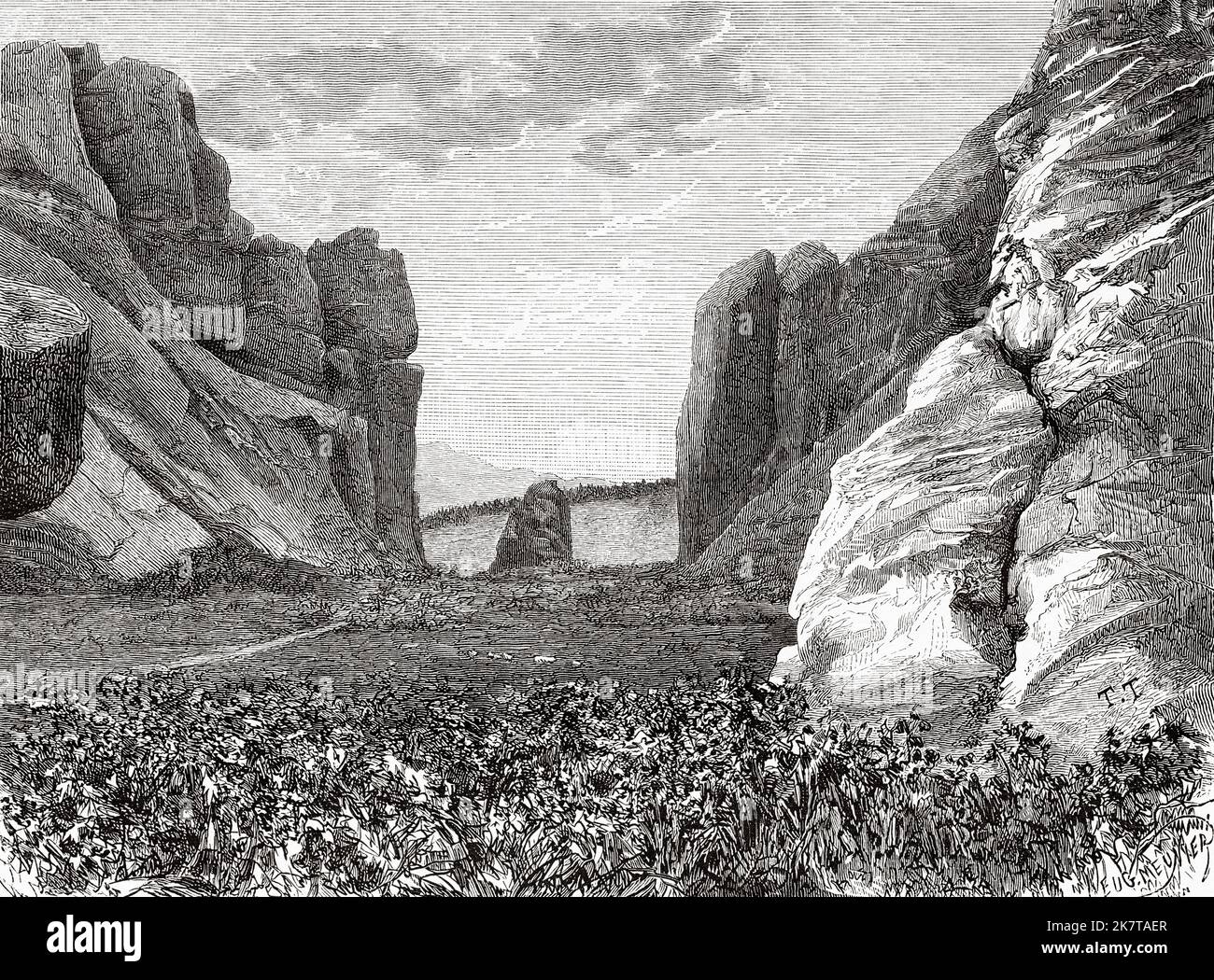 Gateway to the Garden of the Gods, Colorado Springs, Colorado. USA