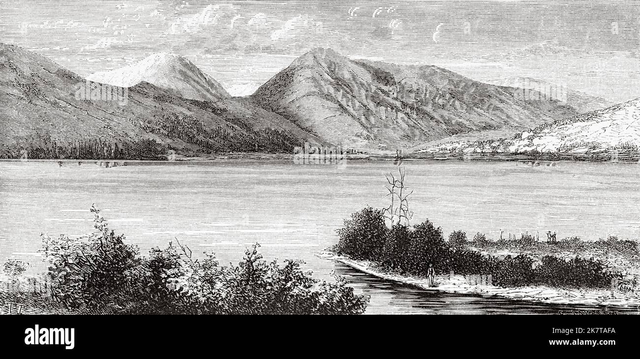 Twin lakes, Colorado. USA, United States, North America. America's