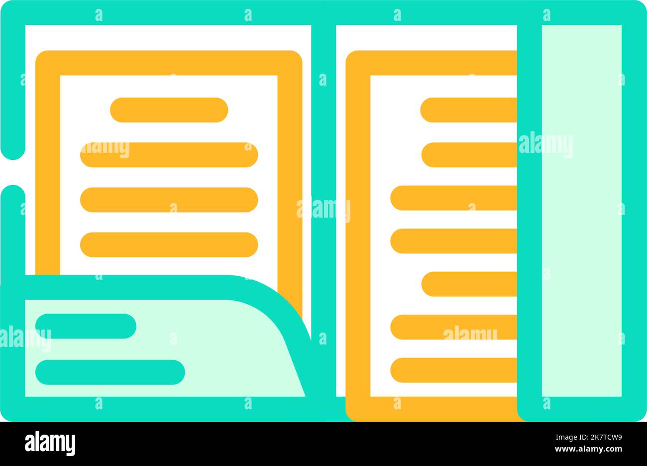 business folder color icon vector illustration Stock Vector Image & Art ...