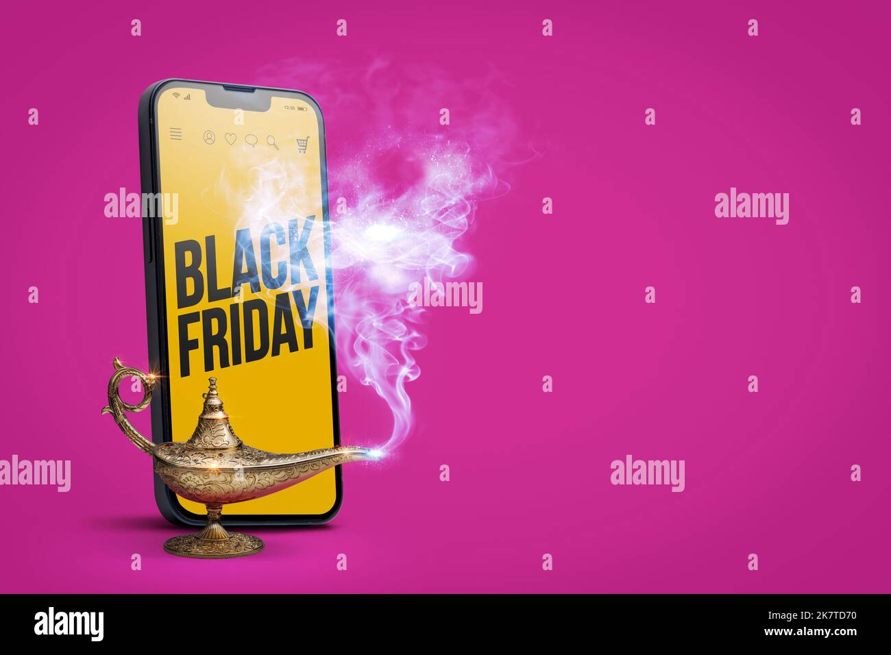 Black Friday sale and genie's magical lamp online shopping and offers