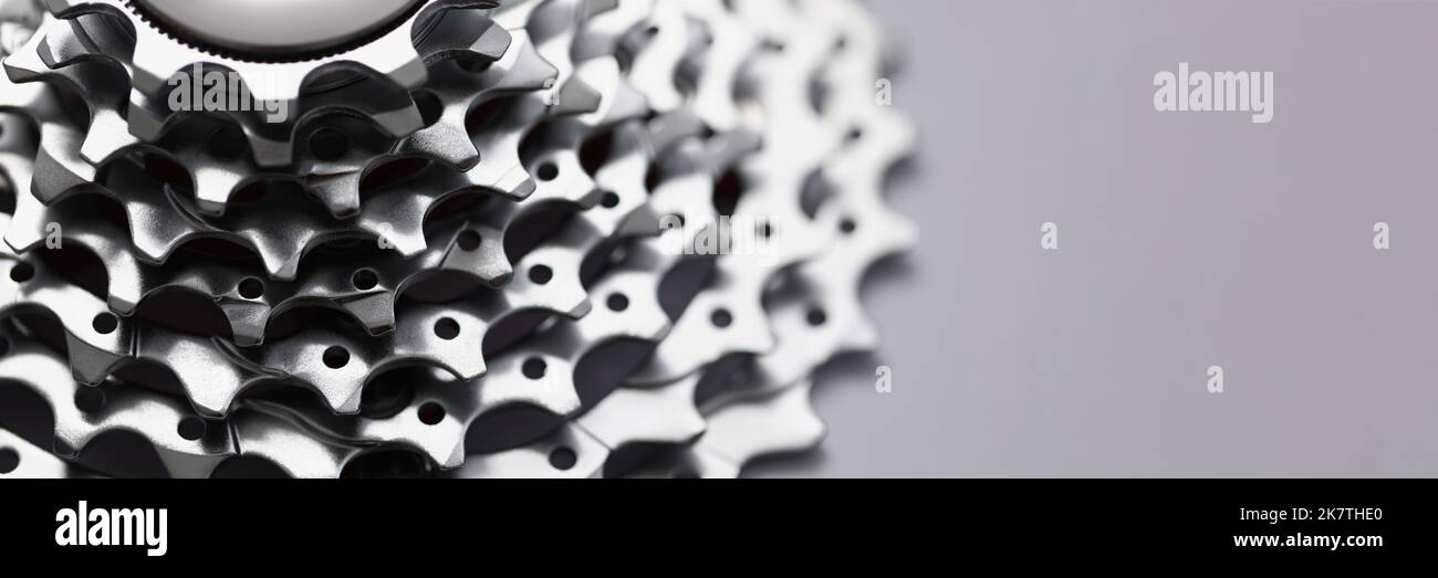 Shiny Rellor Chain Bicycle roller chain that transfer power from pedals to drive, shiny ...