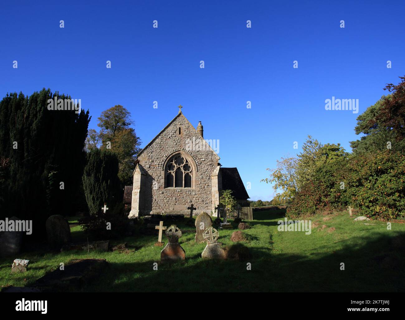 The church of Saint Mary, Caynham, Shropshire, England, UK. Stock Photo