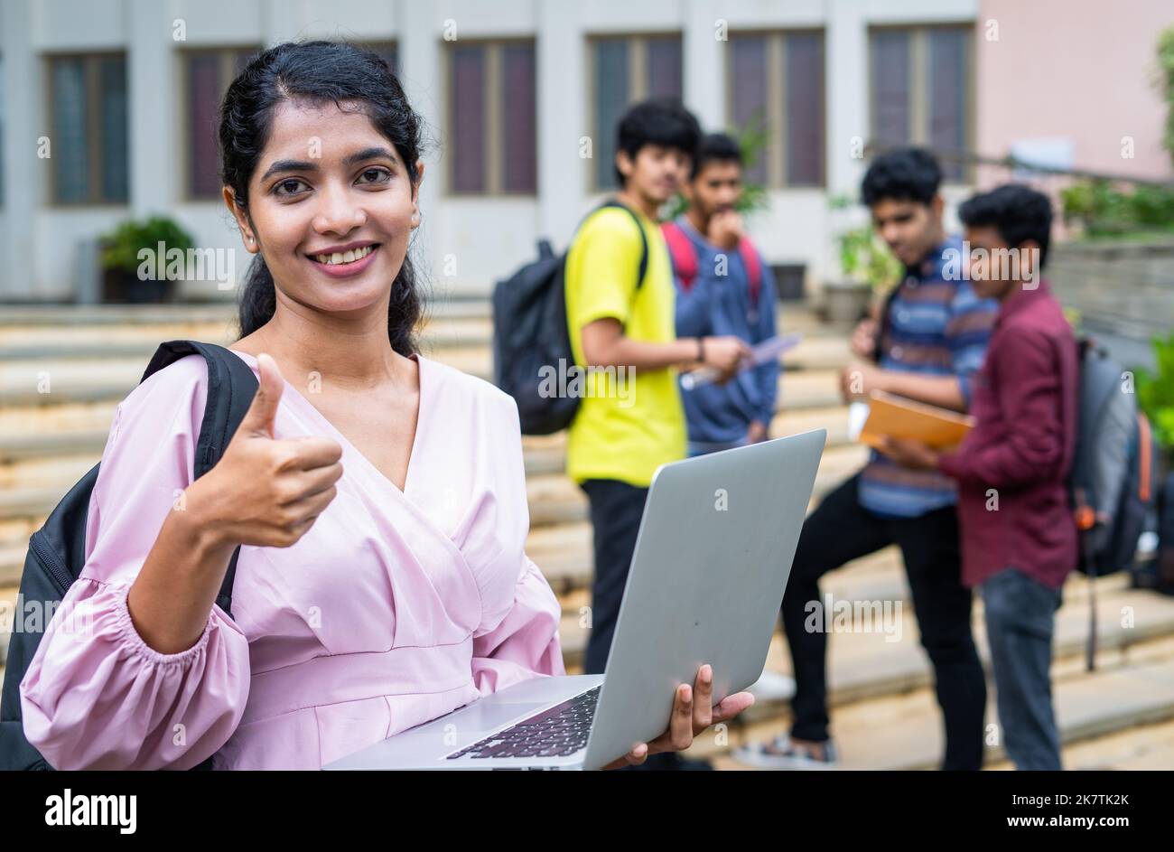 Indian college girl hi-res stock photography and images - Alamy