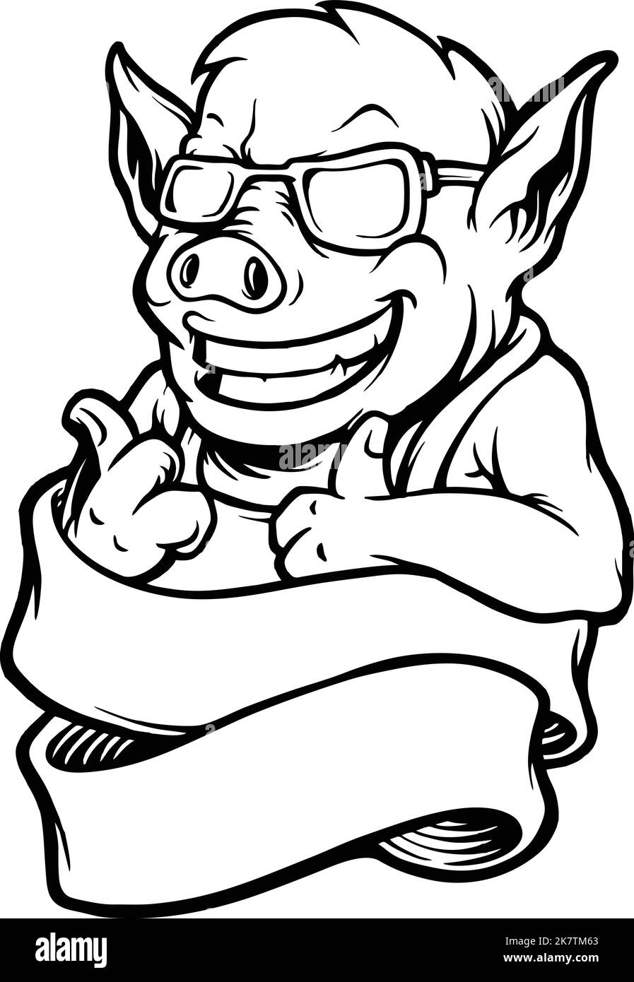 Pig intestine Stock Vector Images - Alamy