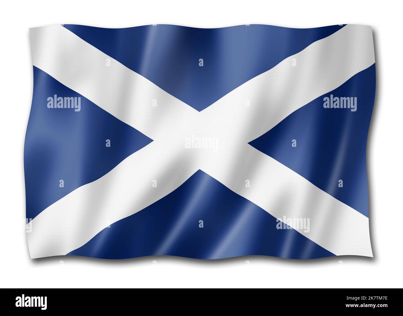 Tenerife, Canary islands flag, Spain waving banner collection. 3D illustration Stock Photo