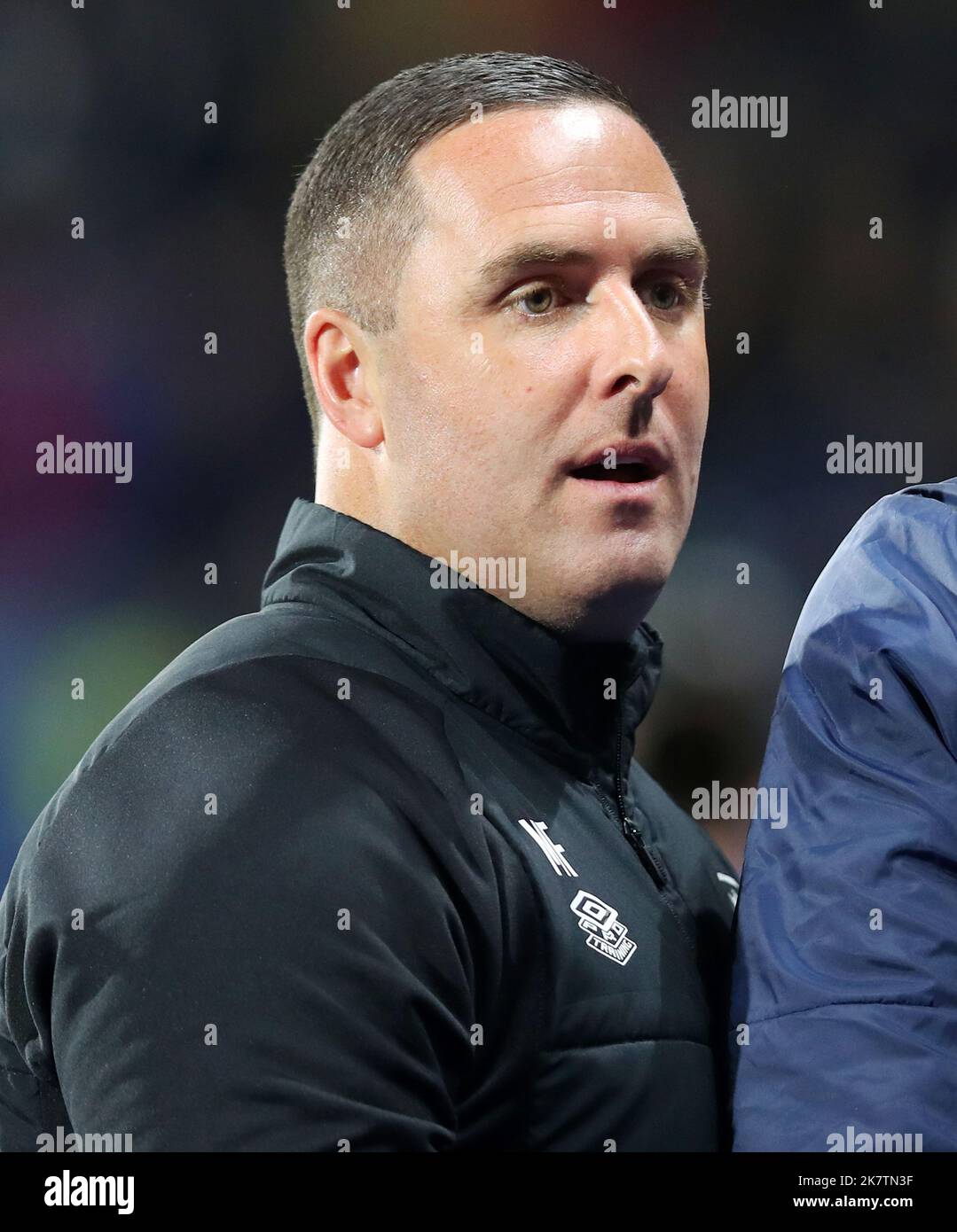 Huddersfield, England, 18th October 2022. Mark Fotheringham head coach of Huddersfield Town  during the Sky Bet Championship match at the John Smith's Stadium, Huddersfield. Picture credit should read: Lexy Ilsley / Sportimage Stock Photo