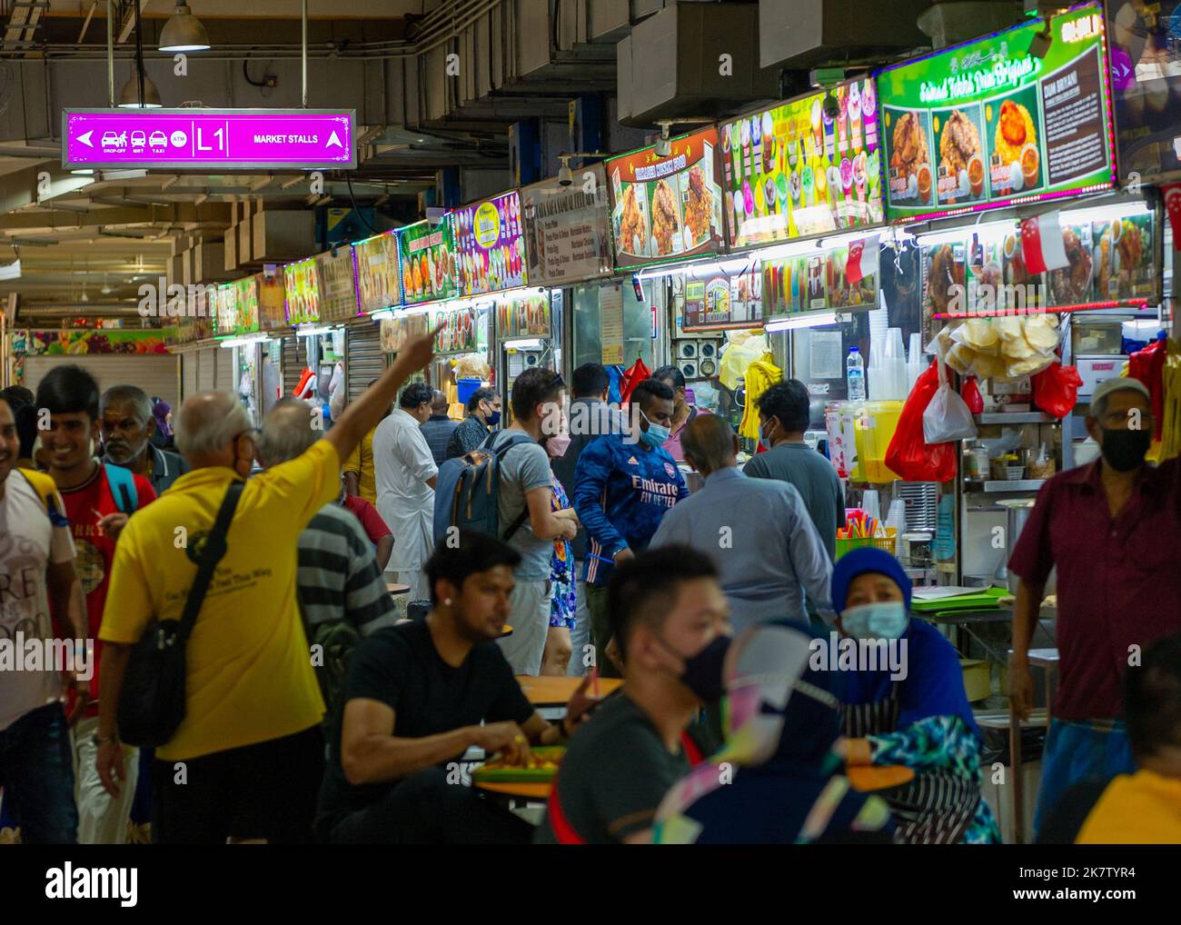Tekka Hawker Centre, Little India, Singapore Stock Photo Alamy