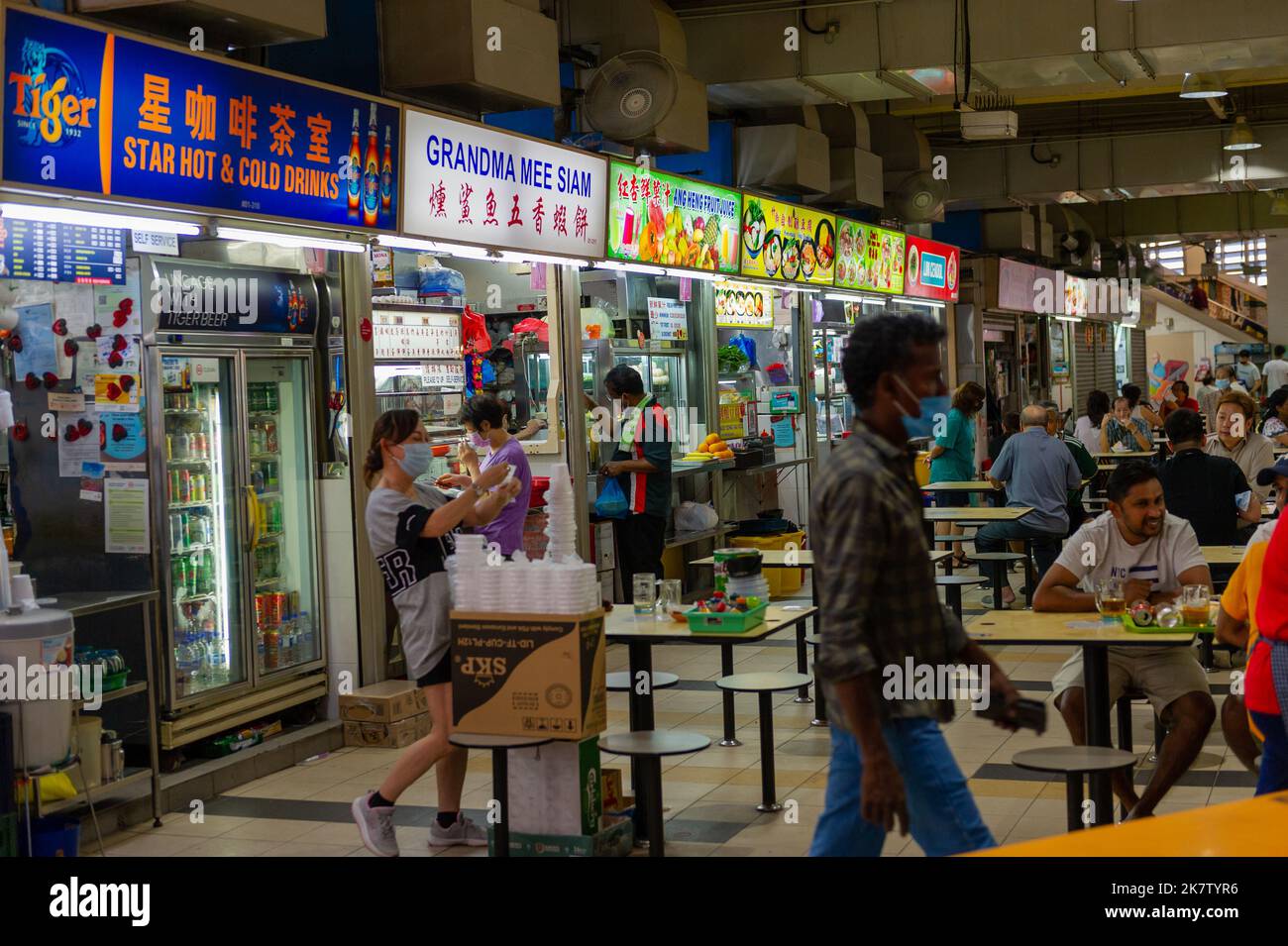 Tekka Hawker Centre, Little India, Singapore Stock Photo Alamy
