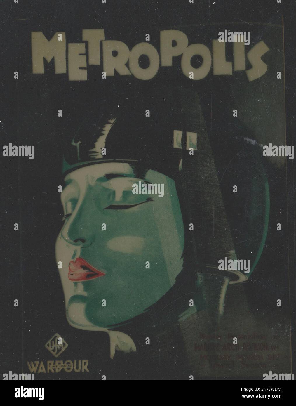 Metropolis Program Fritz Lang Stock Photo