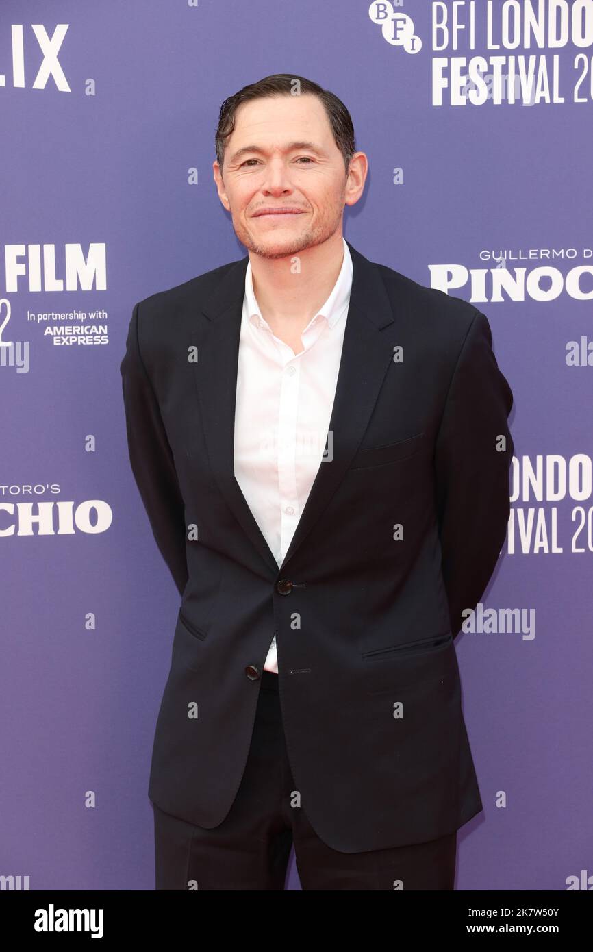 Burn Gorman attends ‘Pinocchio’ premiere, 66th BFI London Film Festival