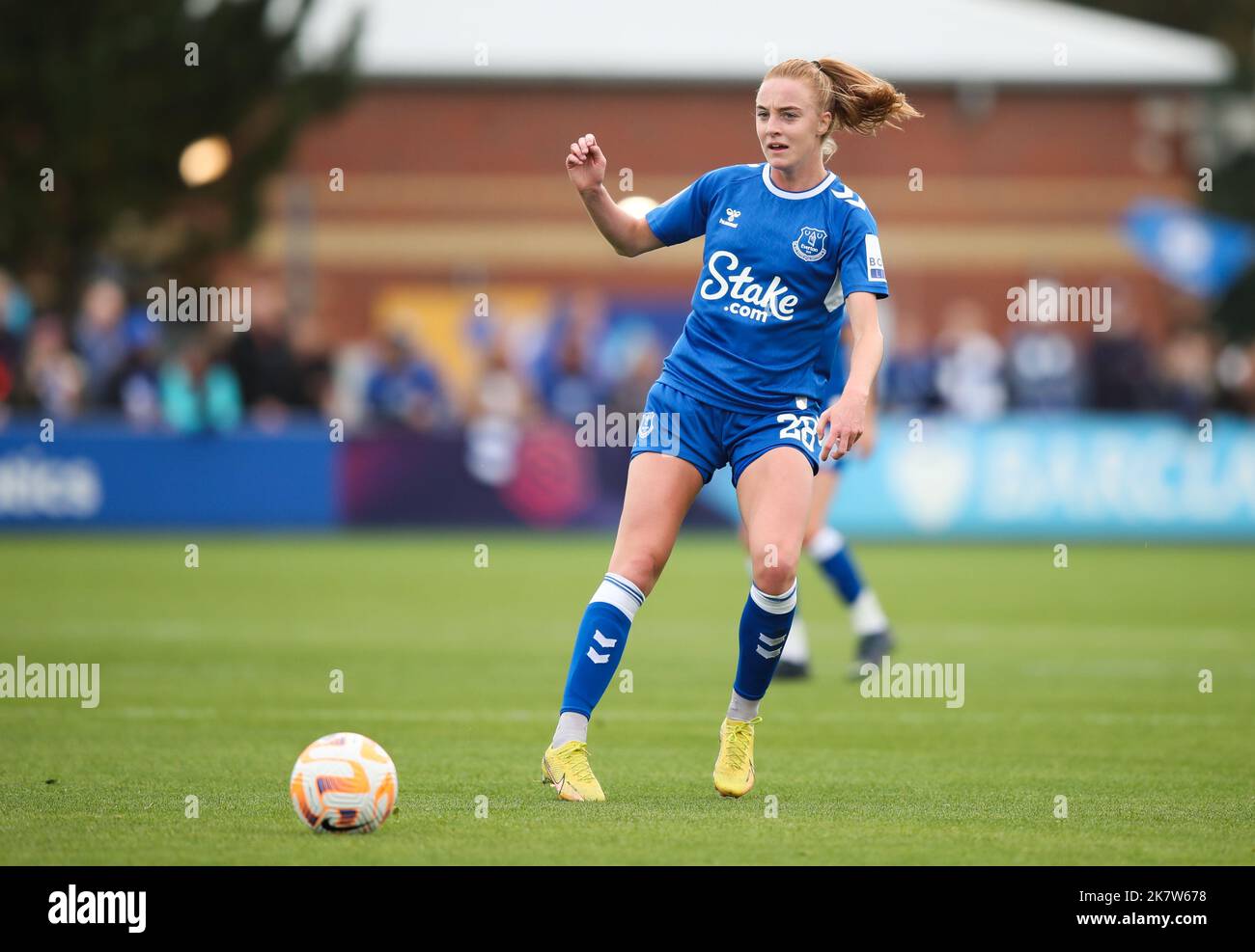 Everton’s Karen Holmgaard during the Barclays Women's Super League match at Walton Hall Park, Liverpool. Picture date: Sunday October 16, 2022. Stock Photo