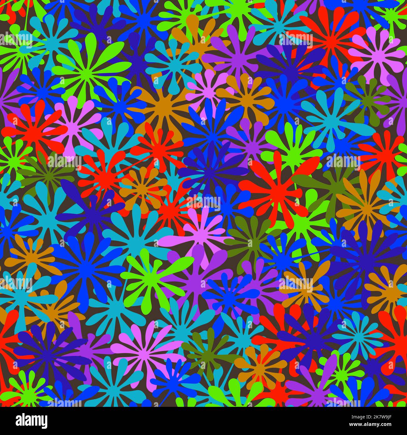 Rainbow colored seamless pattern, vector illustration. Texture for ...