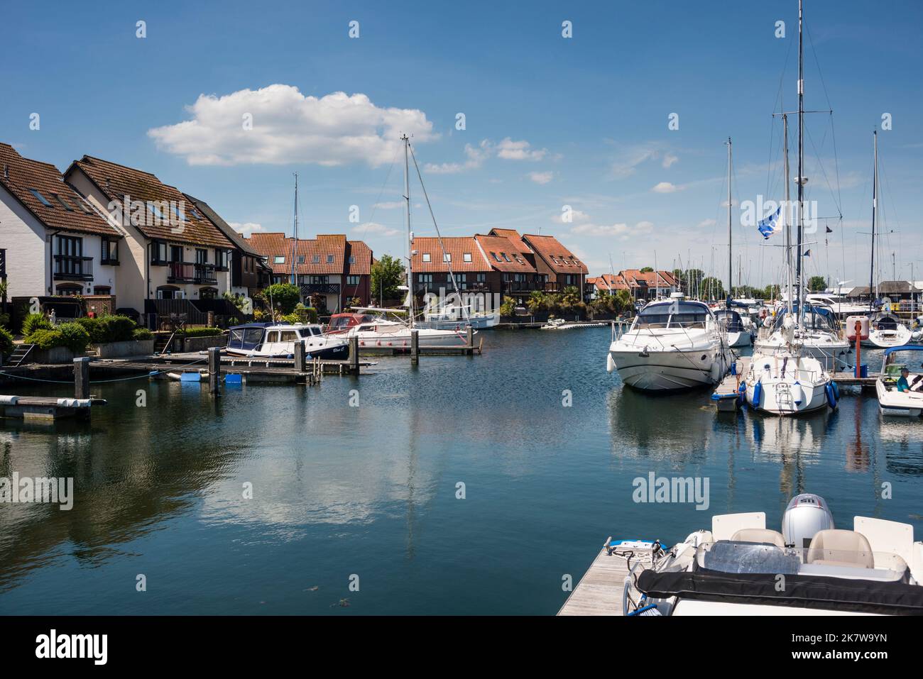 Hythe Marina Village, Hampshire, UK Stock Photo Alamy