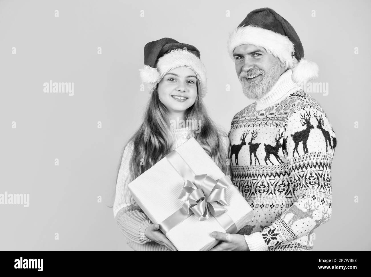 Christmas tradition. Family time. Holly jolly christmas. Dad and child