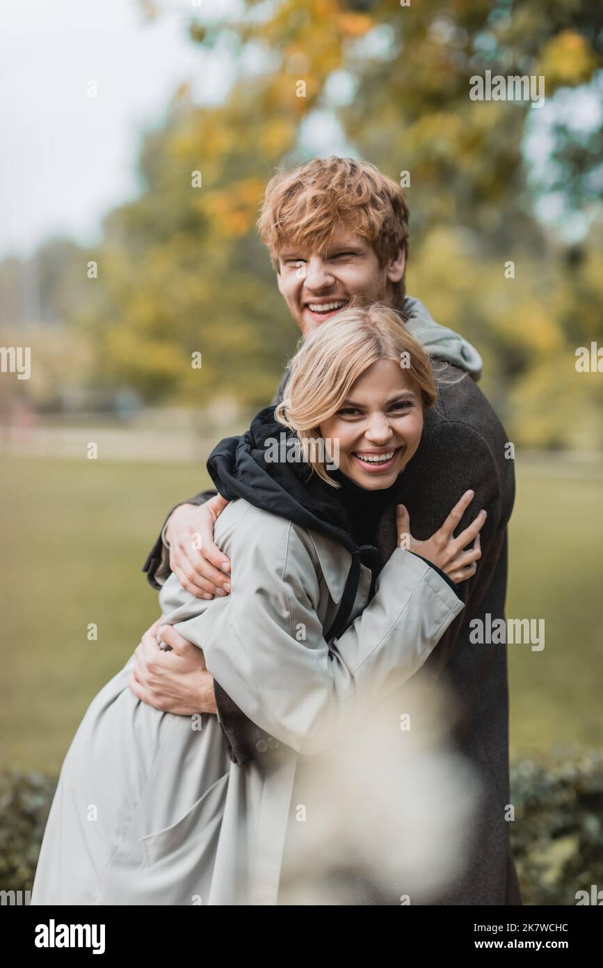 Man woman embracing other hi-res stock photography and images - Alamy
