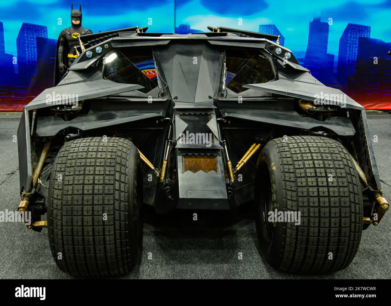 DETROIT, MI MARCH 8 Batman, 2005 General Motors "Jet Engine" Batmobile from the "Batman