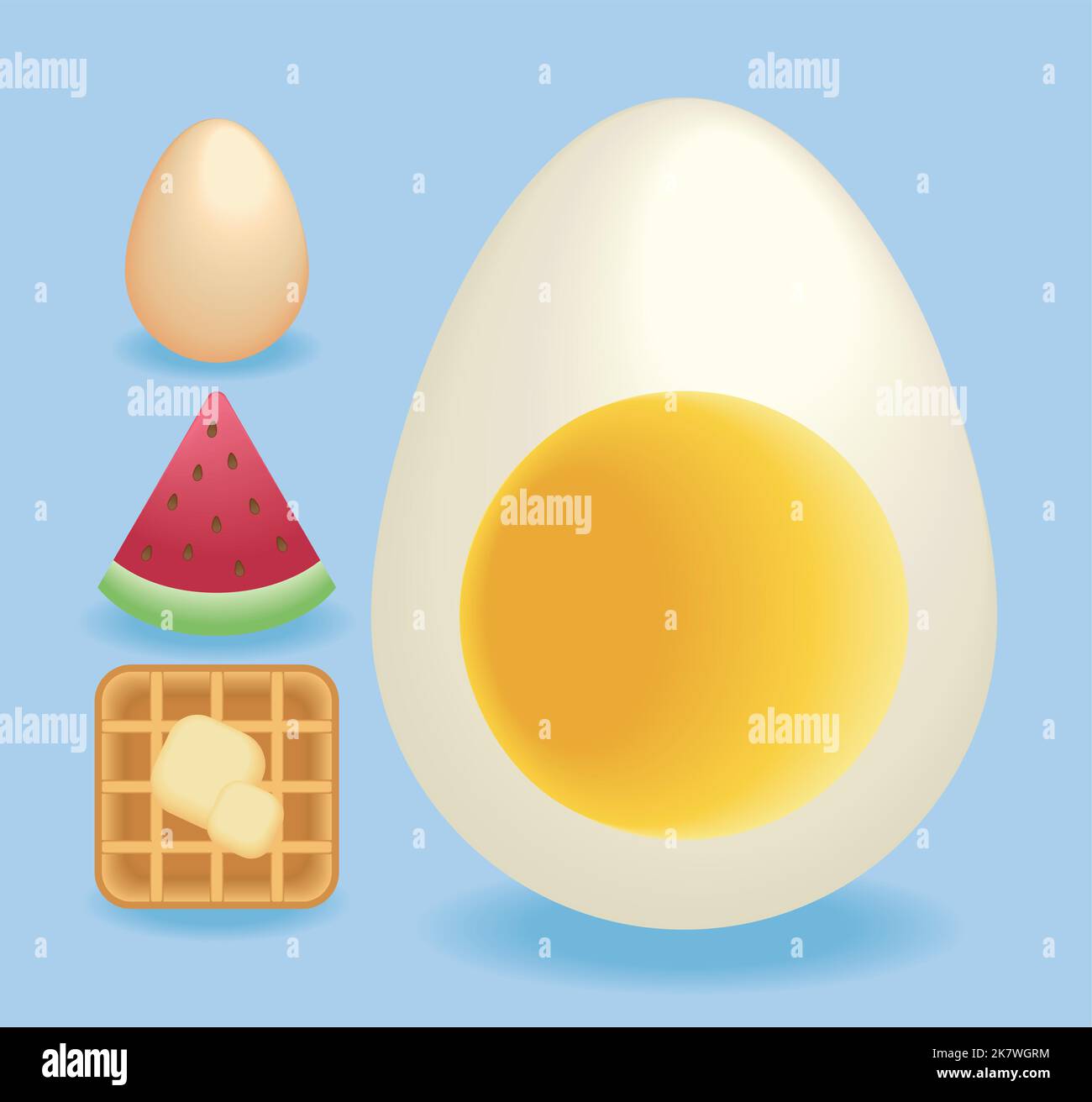 icons food breakfast Stock Vector Image & Art - Alamy