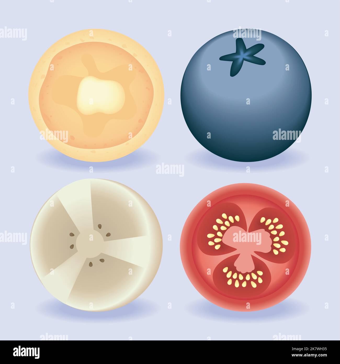 breakfast food icons Stock Vector Image & Art - Alamy