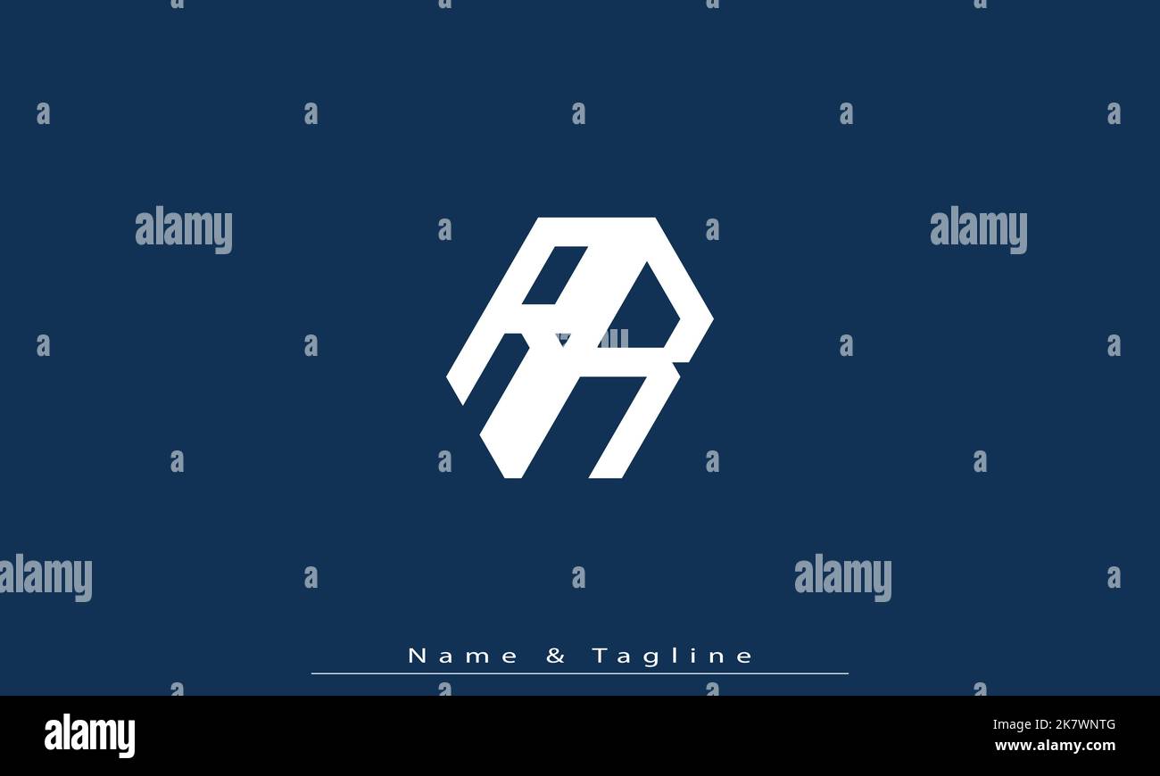 Alphabet letters Initials Monogram logo RR Stock Vector