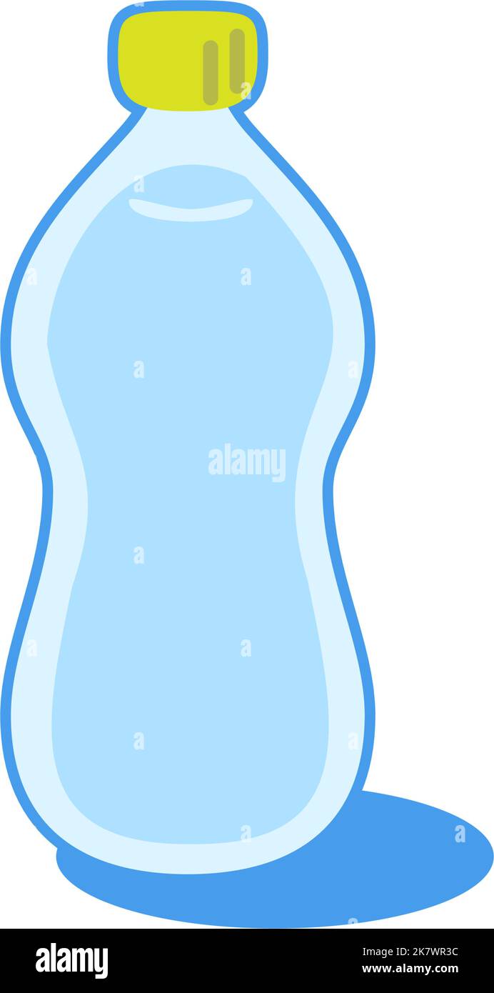 Illustration of a simple plastic bottle Stock Vector Image & Art - Alamy