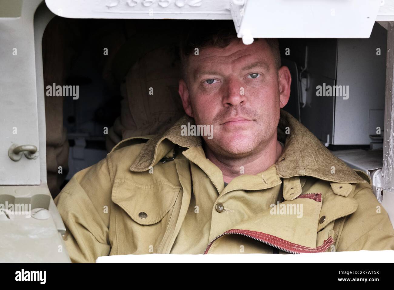 The Victory Show. Cosby Farm. Leicester, UK, September 2022. A military