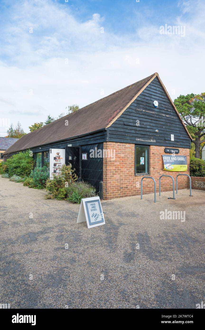 Cow Byre Gallery, an art gallery at Manor Farm Estate. Ruislip