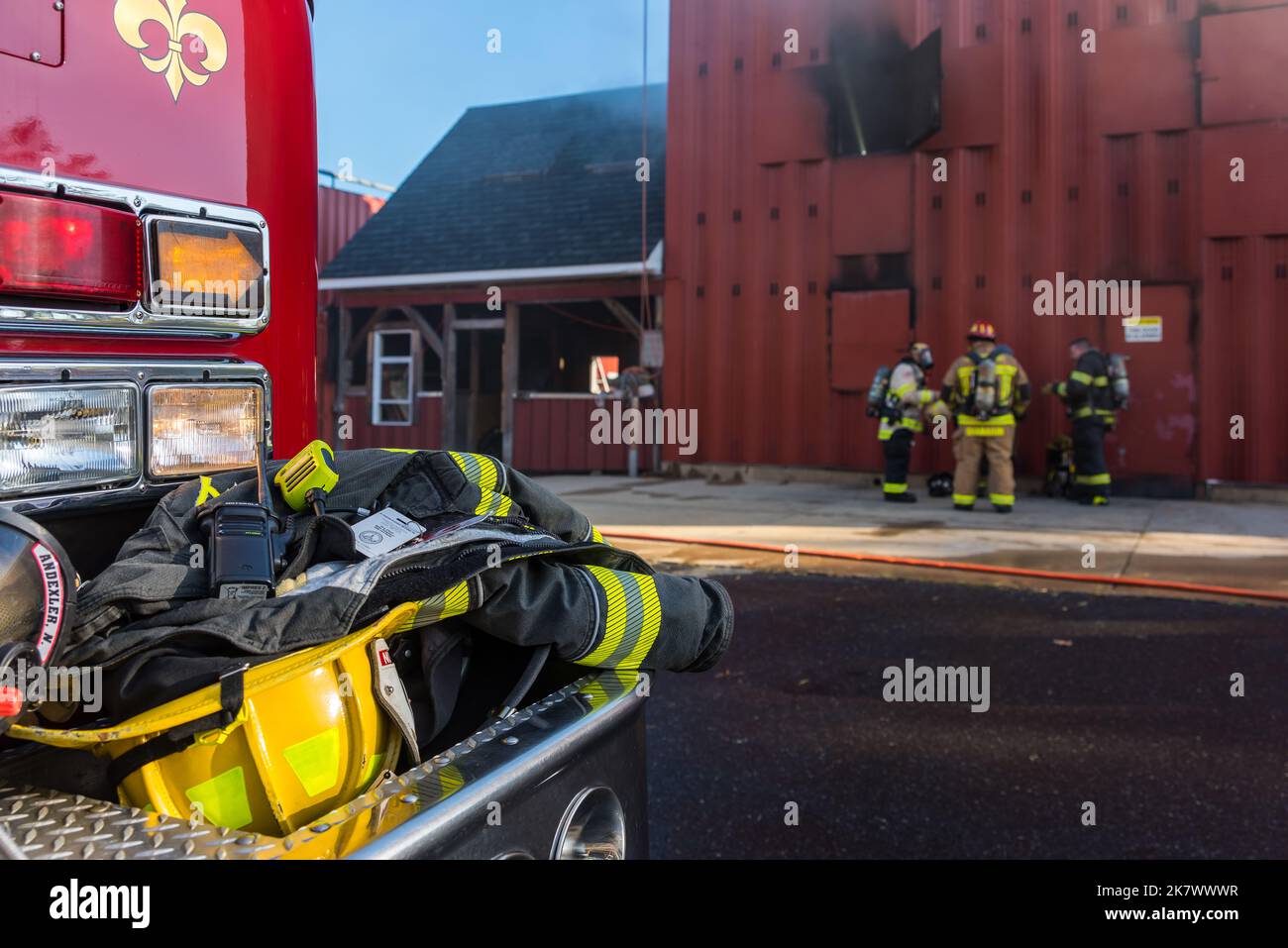 Oakham, Paxton, Princeton, Rutland, and West Boylston Fire Departments at Worcester Fire