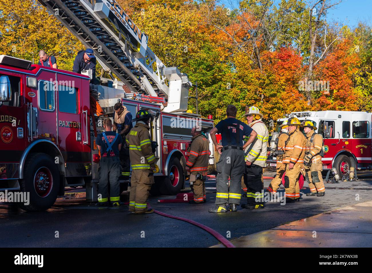 Oakham, Paxton, Princeton, Rutland, and West Boylston Fire Departments