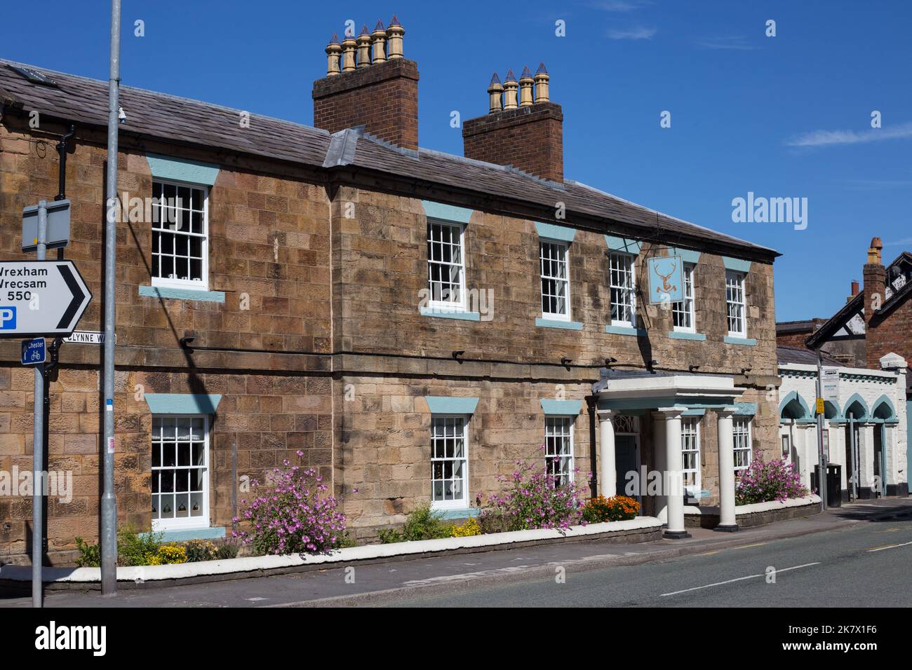 The Glynne Arms public house and restaurant in the village of Hawarden