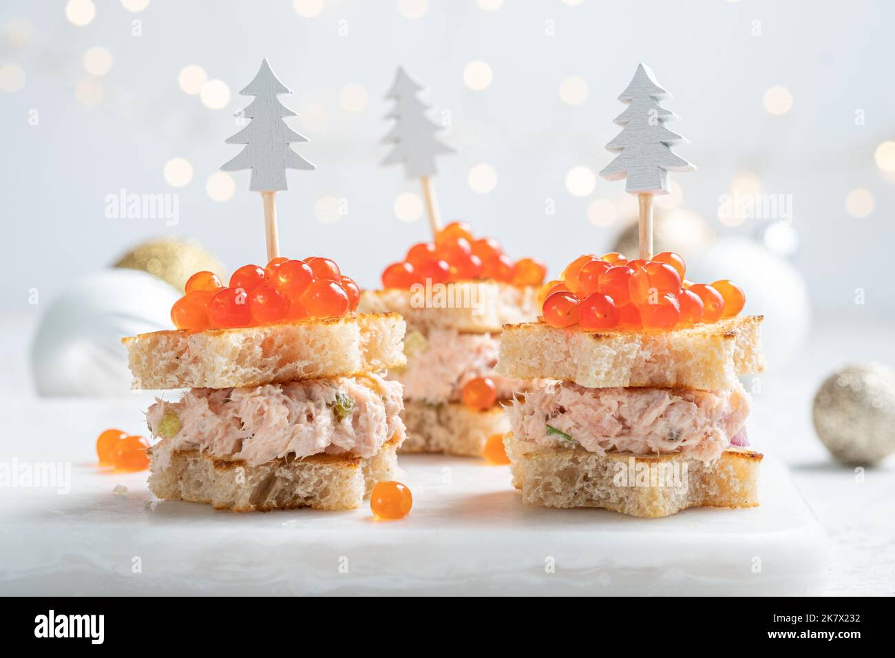 Smoked Salmon, Cream Cheese, Dill and Horseradish Pate for Christmas