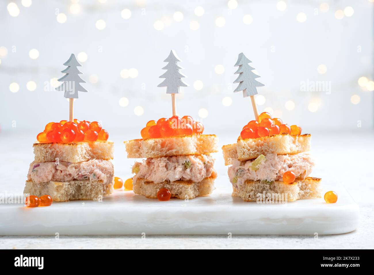 Smoked Salmon, Cream Cheese, Dill and Horseradish Pate for Christmas