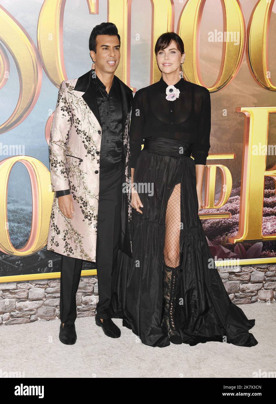 Los Angeles, Ca. 18th Oct, 2022. (L-R) Soman Chainani and Charlize ...