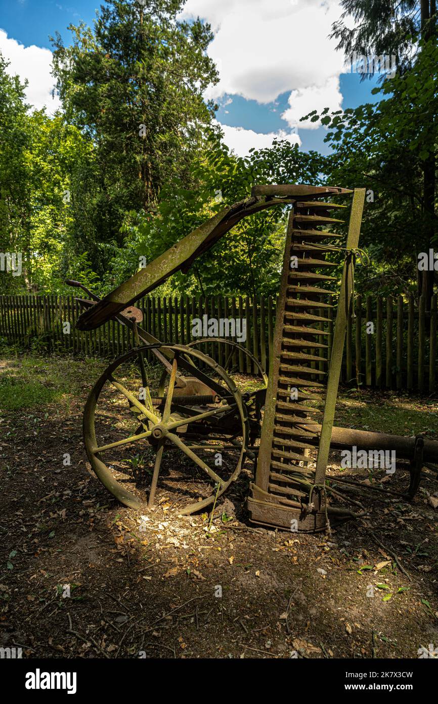 Old Farming Machinery, Walsrode, Germany Stock Photo - Alamy