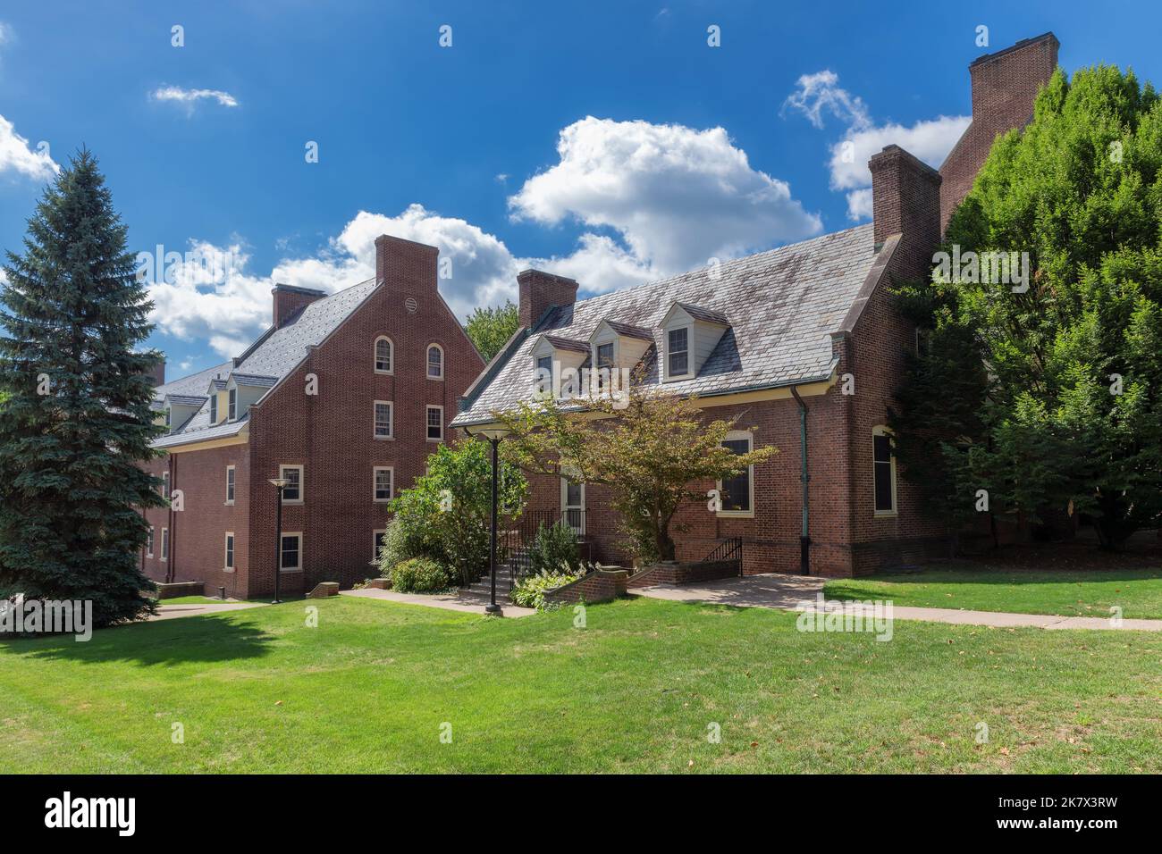 The campus of Penn State University in sunny day, State College, Pennsylvania. Stock Photo