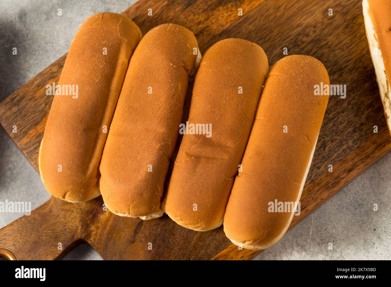 Homemade Baked Hot Dog Buns Ready to Use Stock Photo Alamy