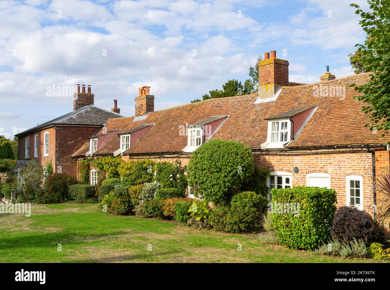 Traditional country cottage English cottage village cottages in the Suffolk village of Orford Suffolk UK Orford Suffolk England UK Europe Stock Photo