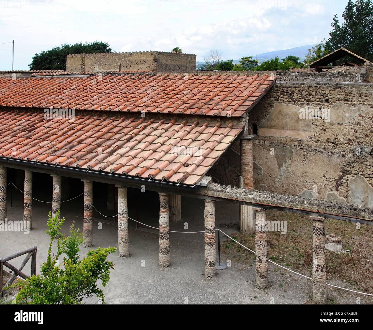 Pompeii eruption painting outside hires stock photography and images