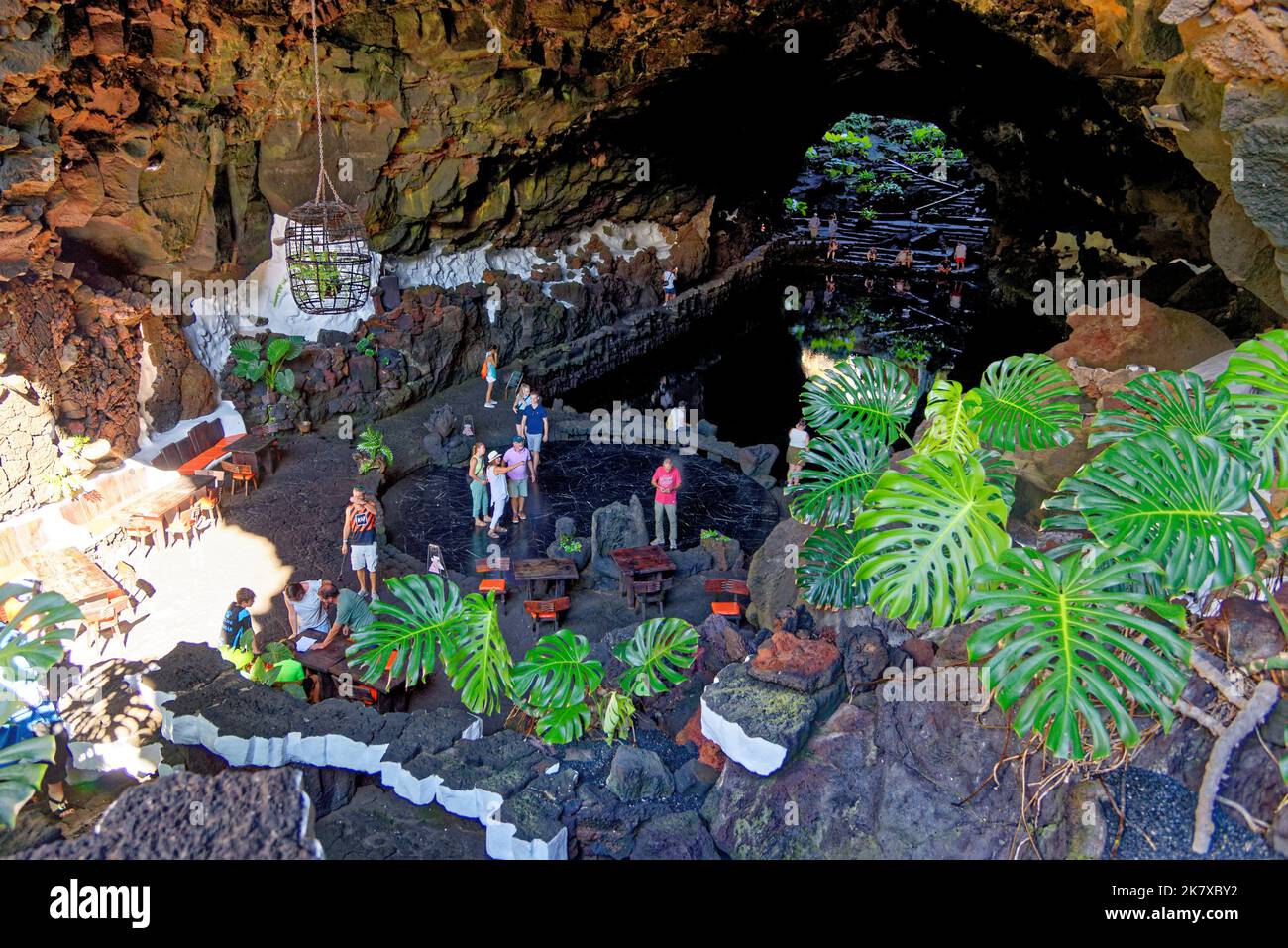 The Jameos Del Agua Are Part Of A 6 Km Long Lava Tube Which Forms One the-jameos-del-agua-are-part-of-a-6-km-long-lava-tube-which-forms-one