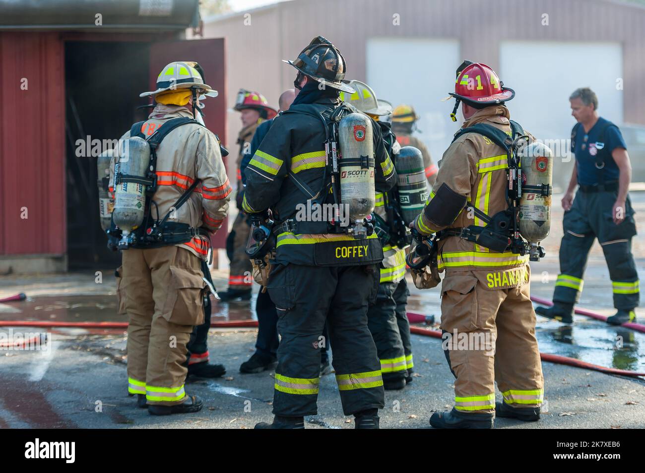 Oakham, Paxton, Princeton, Rutland, and West Boylston Fire Departments at Worcester Fire