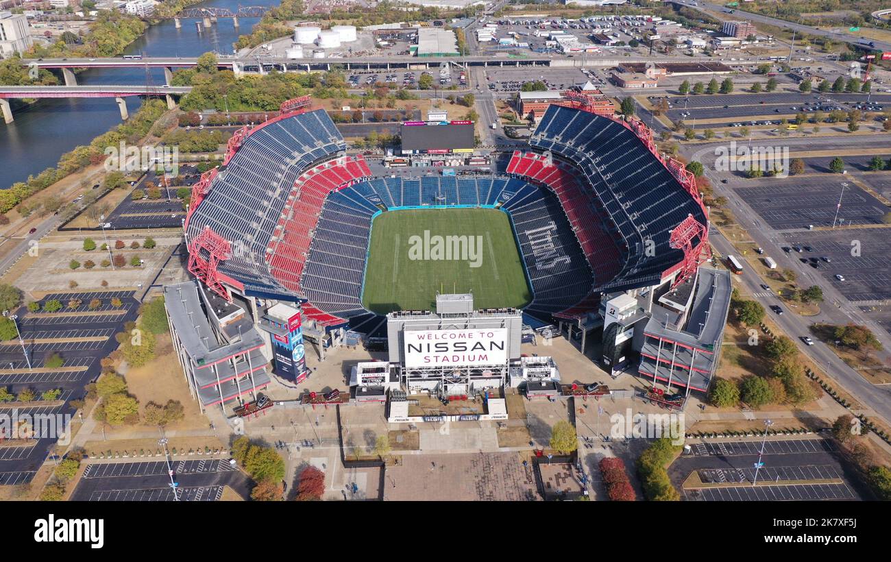 /Nashville Tennessee Titan Nissan Stadium Stock Photo