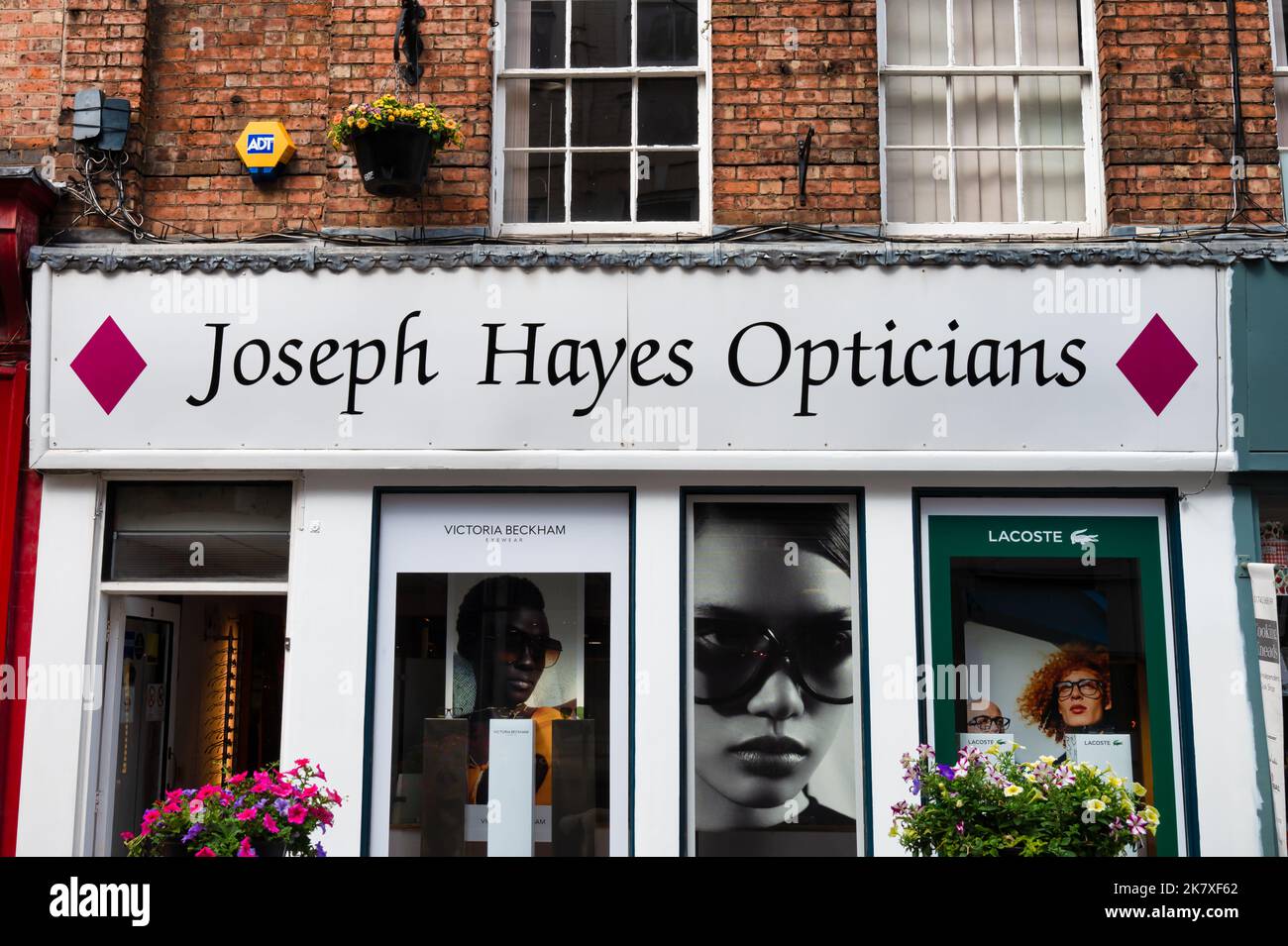 Shrewsbury, UK-  July 14, 2022: Joseph Hayes Opticians in Shrewsbury, Engalnd. Stock Photo