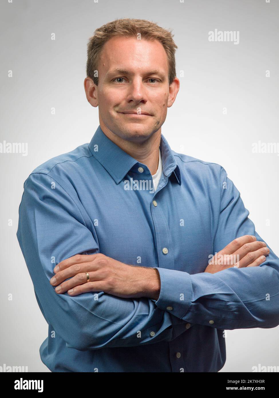 Portrait of new astronaut candidate Josh A. Cassada Stock Photo