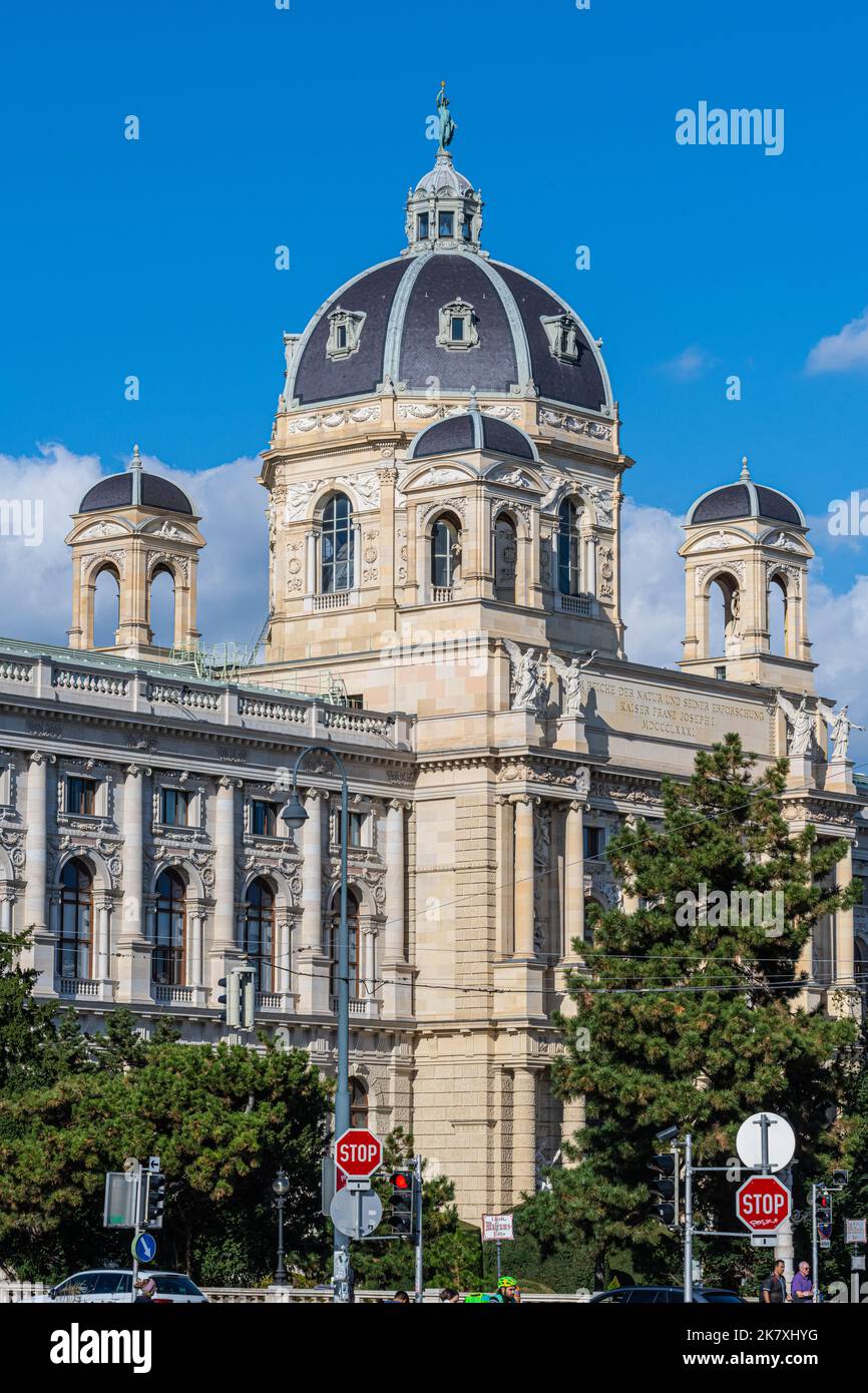 Art History Museum and Museum Quartier in Vienna Austria Stock Photo