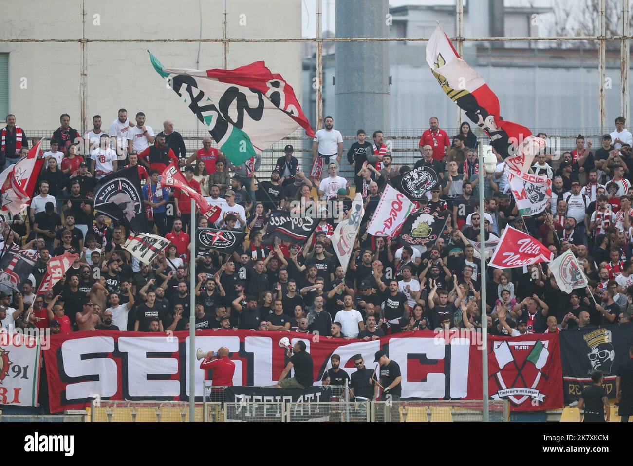 Fans (SSC Bari) during the Italian football Coppa Italia match Parma Calcio vs SSC Bari on
