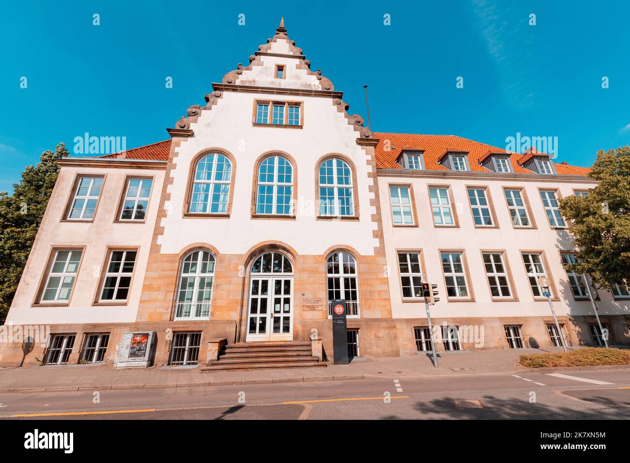 24 July 2022, Osnabruck, Germany famous European university campus or