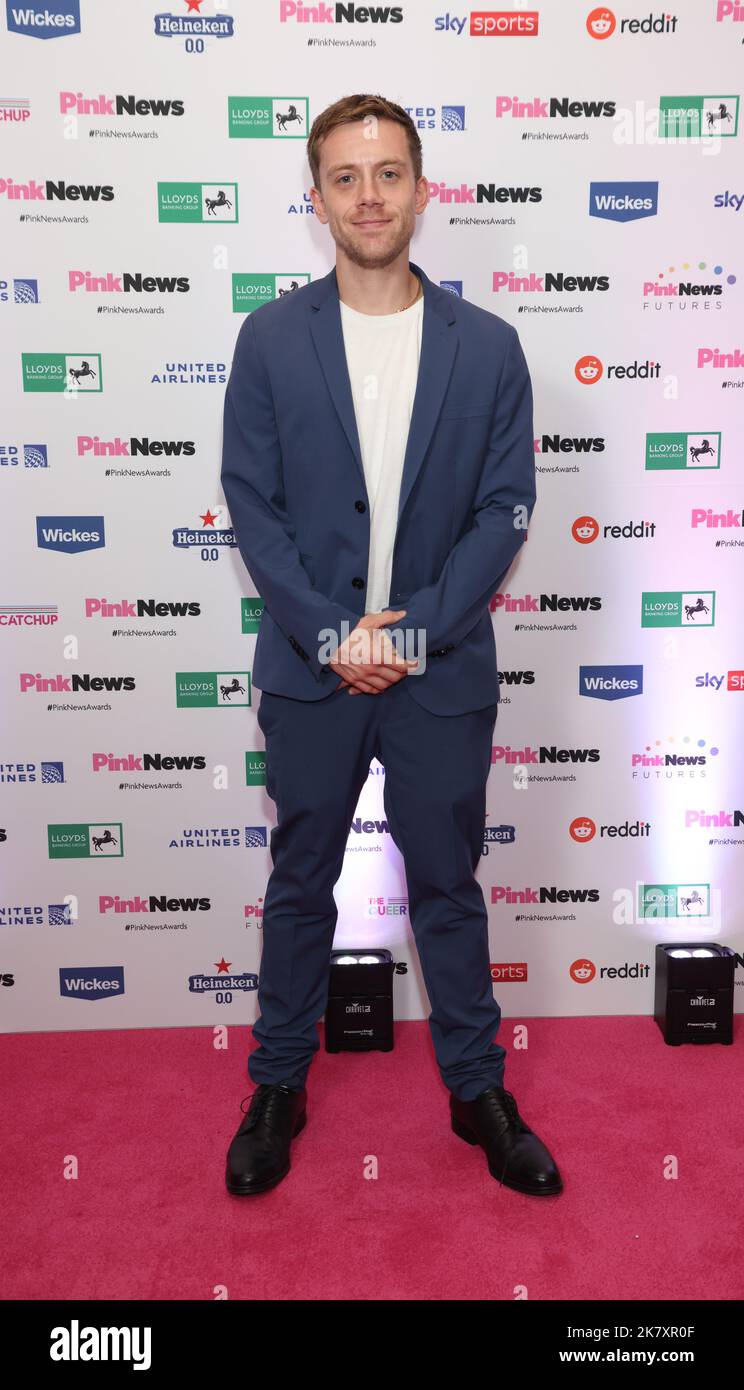 Owen Jones attending the PinkNews Awards at Church House Westminster ...